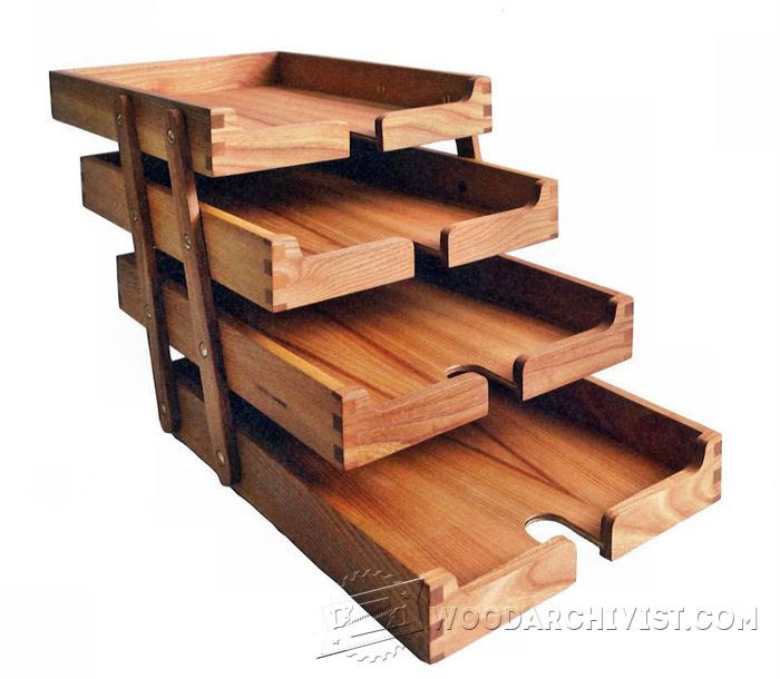 Wooden Desk Tray Plans • WoodArchivist