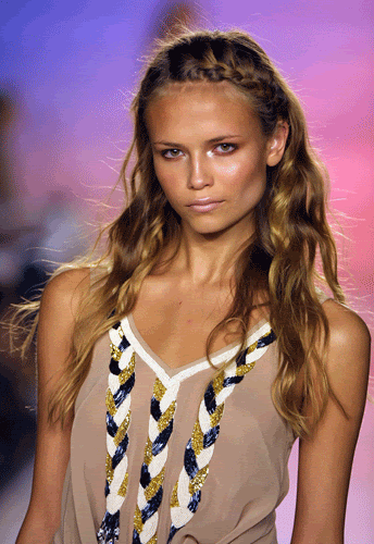 Matthew Williamson braids hairstyle