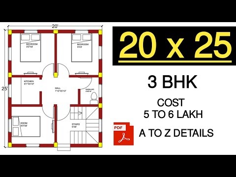20 By 25 House Plan | 20 X 25 House Plan Single Floor | 20*25 House Plan | 20*25 House Plan 3BHK | 20 x 25 Feet House Plan | 20 x 25 Small House Design