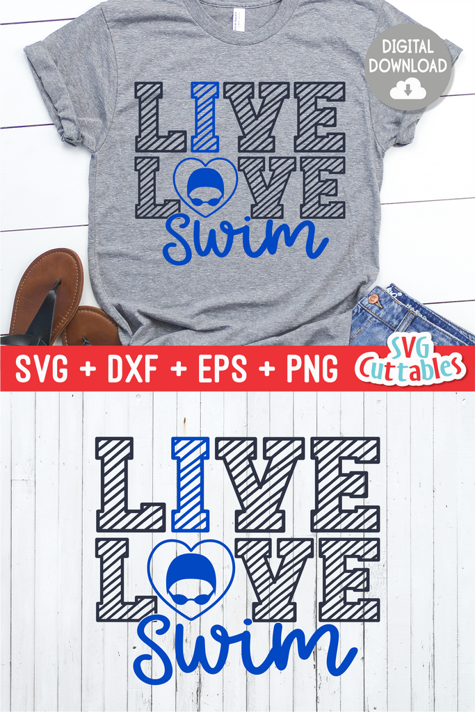 Download Live Love Swim Svg Cut File Svgcuttablefiles