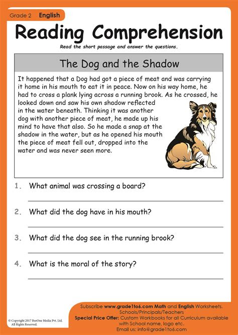  grade1to6 com reading comprehension worksheets compre vrogueco
