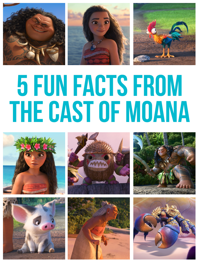 5 Fun Facts From The Cast Of Moana