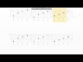 [Tab Guitar] Canon in C
