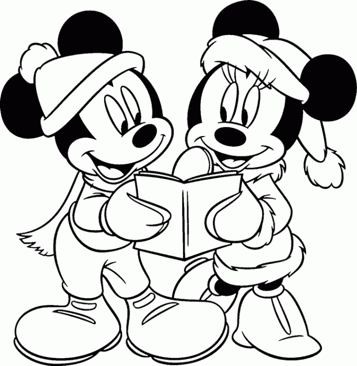 Mickey And Minnie Mouse Coloring Clip Art Library
