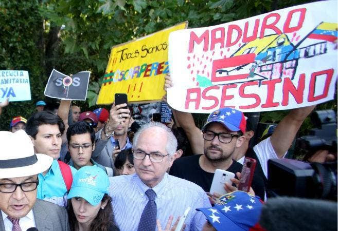 CHILE-LIMA GROUP-MEETING-VENEZUELA-CRISIS-PROTEST