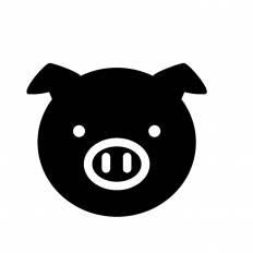 無料イラスト画像 50 素晴らしいぶた 豚 イラスト 簡単