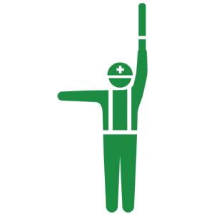 交通誘導員 Human Pictogram 2 0 無料 人物ピクトグラム素材 2 0