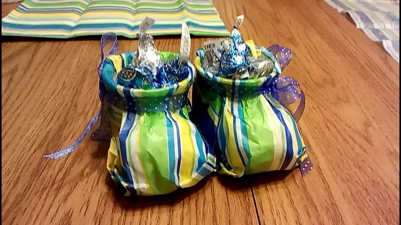 Tissue Paper Baby Booties Tutorial - YouTube