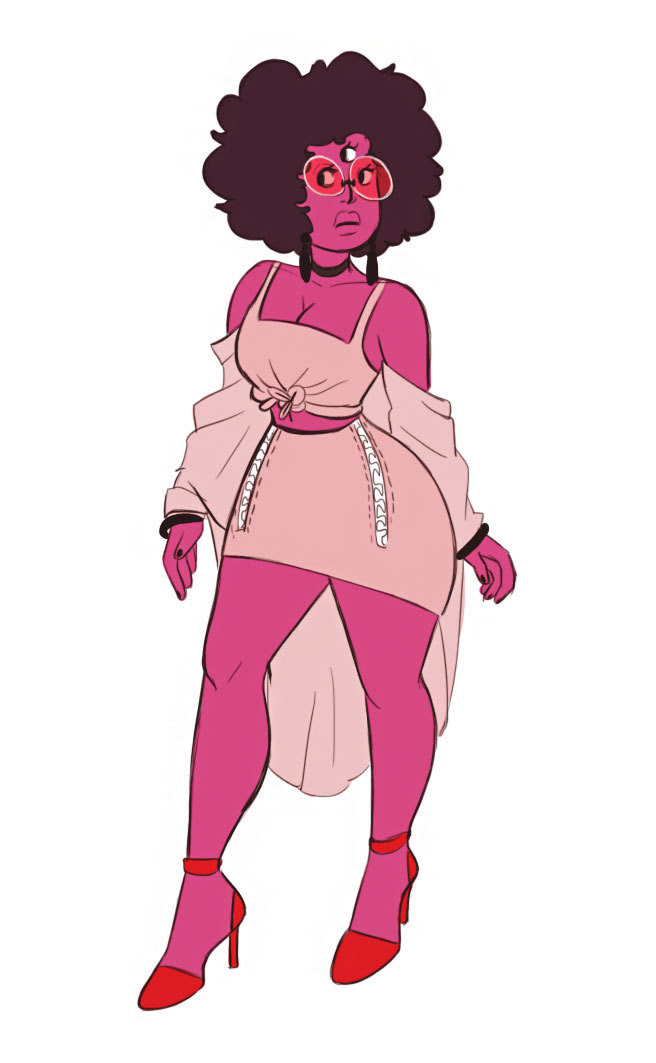 I can’t sleep so I drew some gems in outfits that I bought recently.