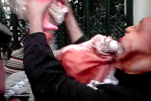 quot;Jew eating dead aby whilst bush babies eating. quot;Jew eating dead aby whilst