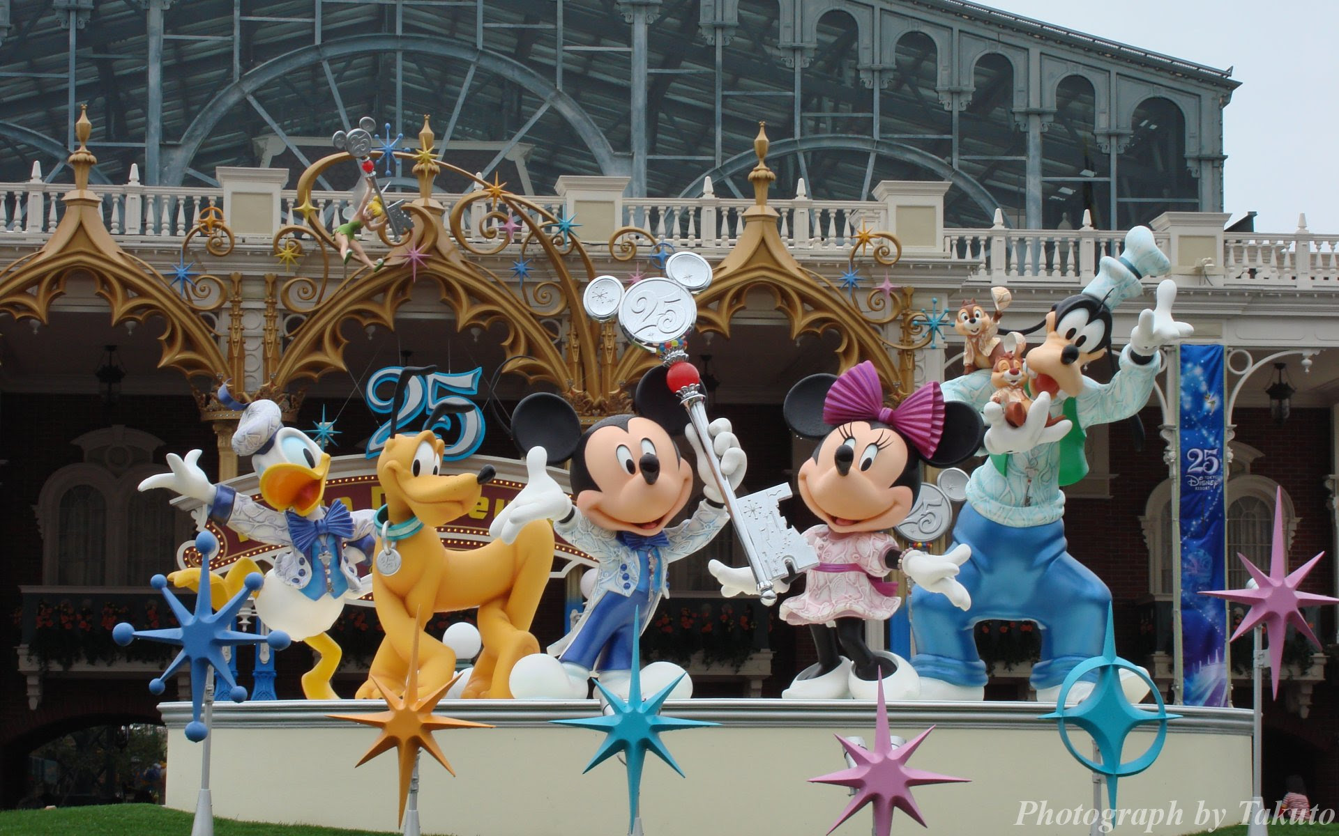 東京ディズニーリゾート25周年の壁紙 ワイド画面 Tdl