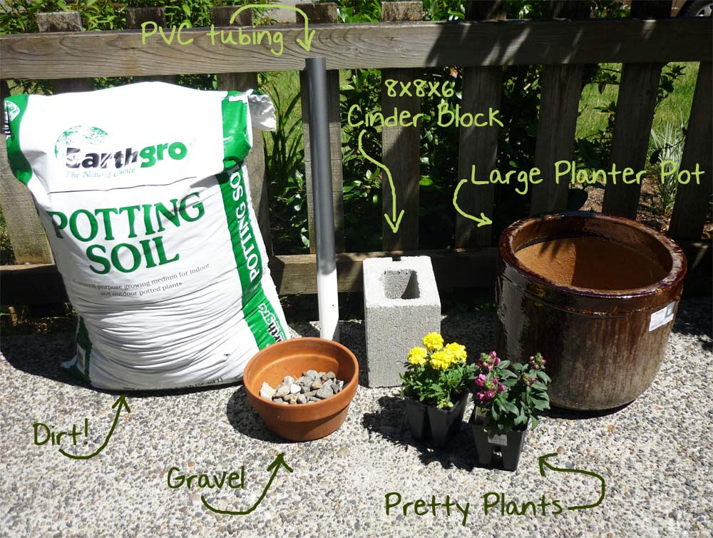 DIY Planter Umbrella Stand | jadeflower