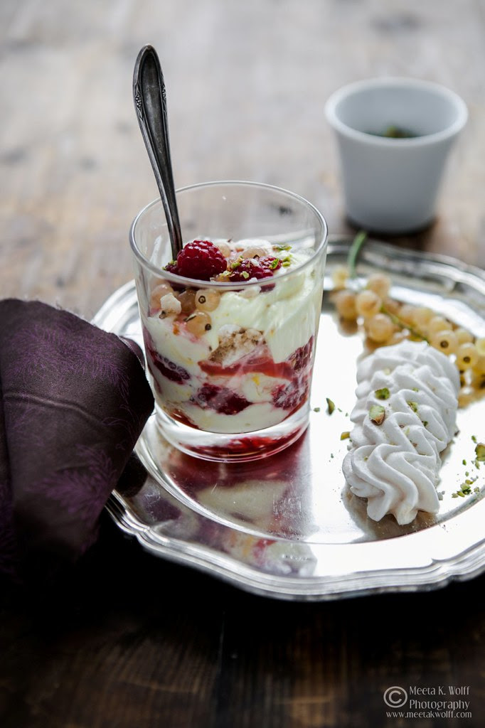 Saffron Raspberry Eton Mess (0086) by Meeta K. Wolff