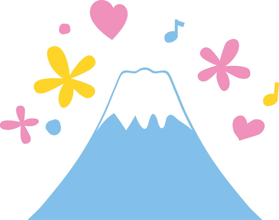 富士山のイラスト 無料イラストフリー素材