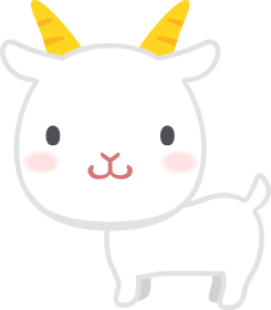 やぎの無料ベクターイラスト素材 Picaboo ピカブー 無料ベクターイラスト素材