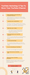 8 Tips on How to Create Your YouTube Marketing Strategy and Grow Your YouTube Channel [Infographic]