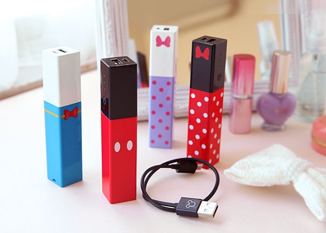 ミッキーやミニーたちをデザイン ディズニーキャラのコスメ風モバイルバッテリー登場 オタ女