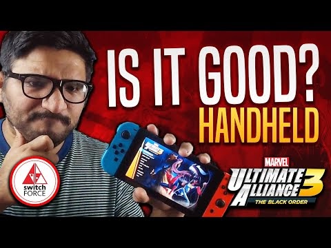 Marvel Ultimate Alliance 3: How Does It Run!? Switch Handheld Mode
