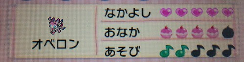ポケモンxyのポケパルレでのなかよし度上げについて あずまや
