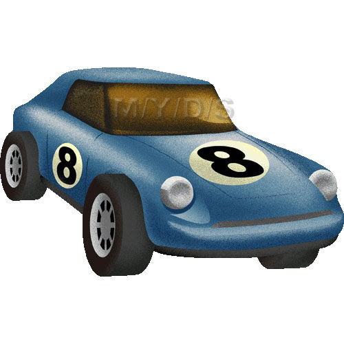 ミニカーのイラスト 条件付フリー素材集