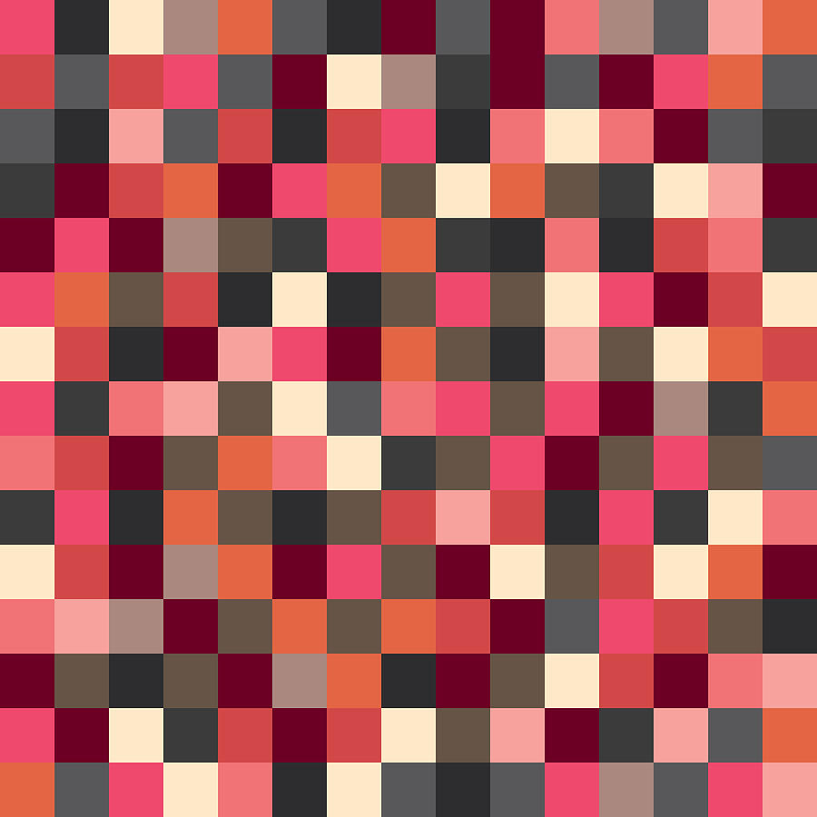 Pixel Art Square Photograph by Mike Taylor