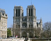 Notre Dame de Paris, the site of the Air France inter-religious memorial ceremony on 3 June 2009.