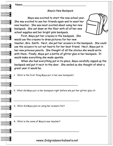  40 comprehension worksheets for grade 5 collection rugby rumilly