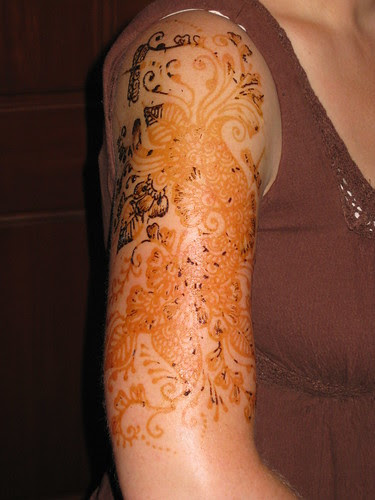 Henna coming off 