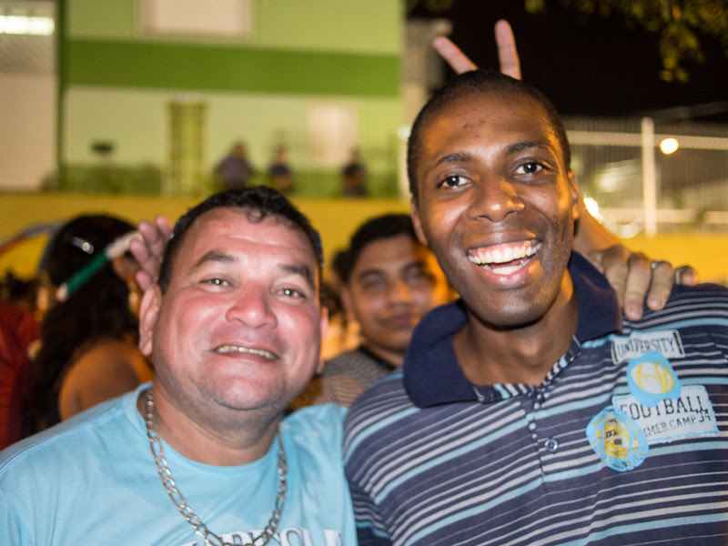 Moises' brother and his friend on the right from Rio
