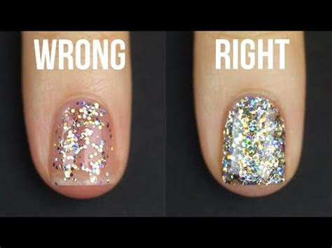 apply glitter nail polish kelli marissa youtube