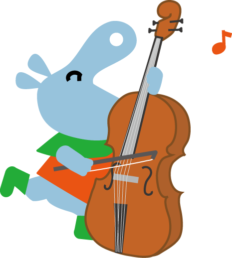 楽器 音楽隊 音楽会 のイラスト 無料イラスト素材３