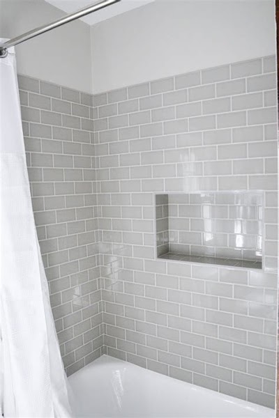 Designing A Relaxing Grey Subway Tile Bathroom