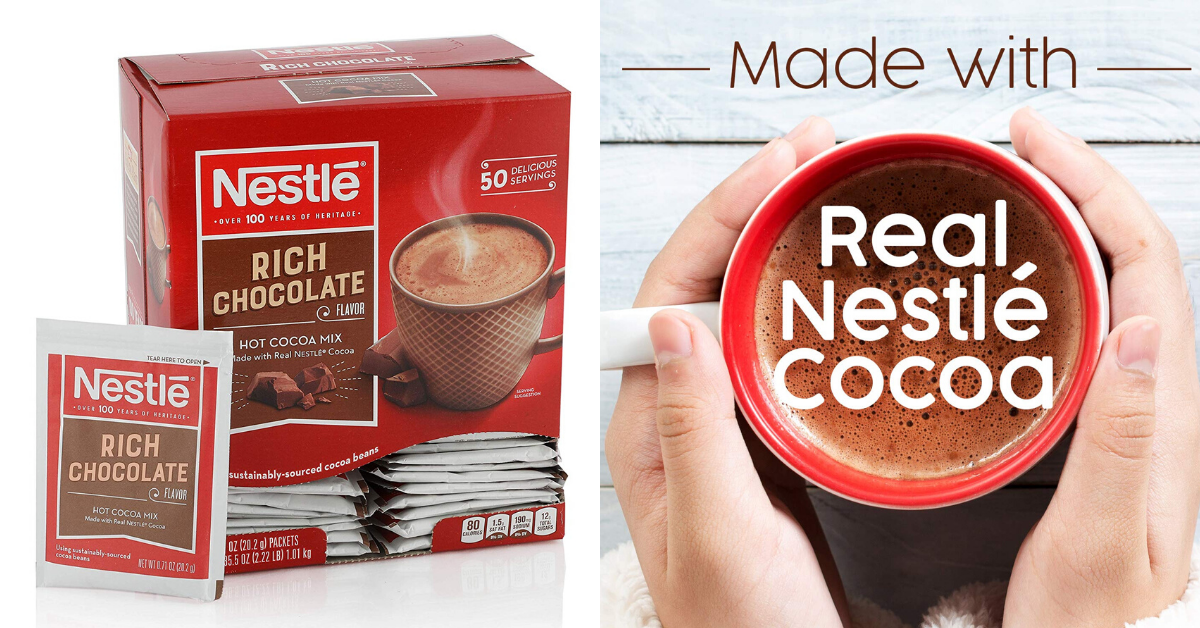 HOT! 50-Count Nestle Hot Cocoa Mix (Ships Free) ~ Amazon Deals ...
