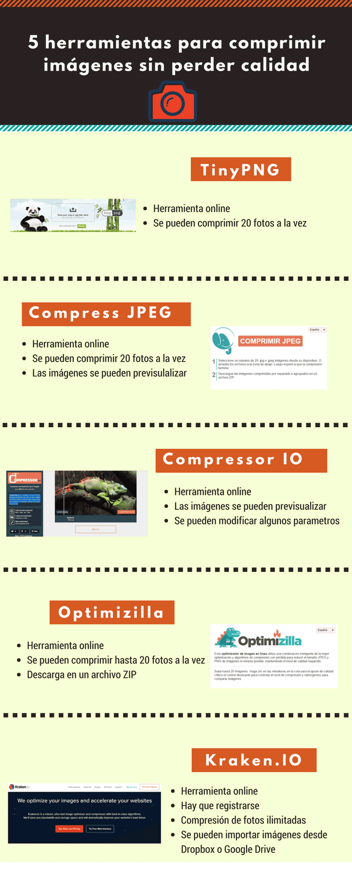 5 herramientas online para comprimir imágenes sin perder calidad
