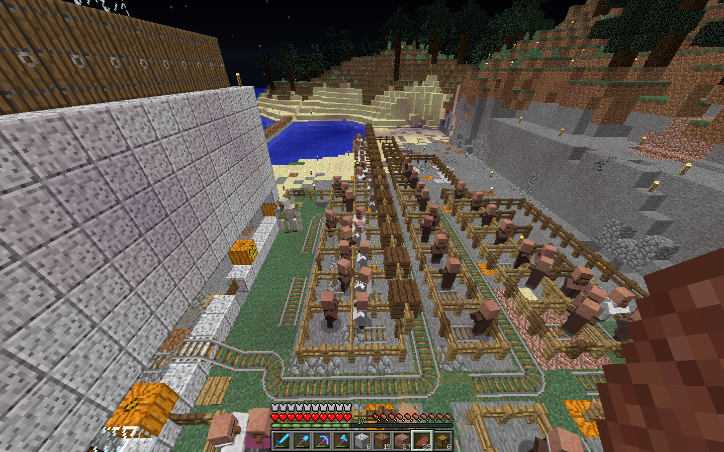 Minecraft日記 村人増殖でエンチャント本 ダイヤツールを無限入手可能に Rh日和 仮