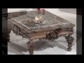 Round Granite Top Coffee Table / Lyre Base Victorian Style Round Marble Coffee Table: : A granite top that has dimensions of 48 in x 48 in x 3 cm will weight around 320 lbs.