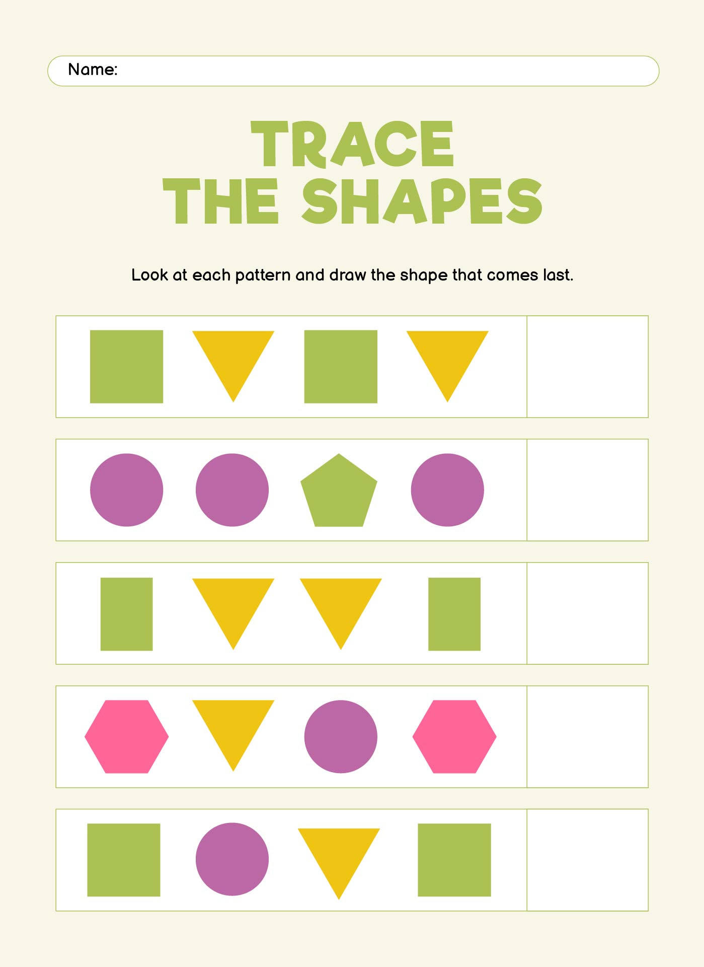 4 Best Images of Printable Preschool Worksheets - Free ...