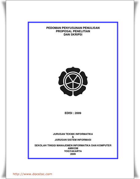 Contoh Proposal Penelitian Skripsi - Skripsi - CARApedia