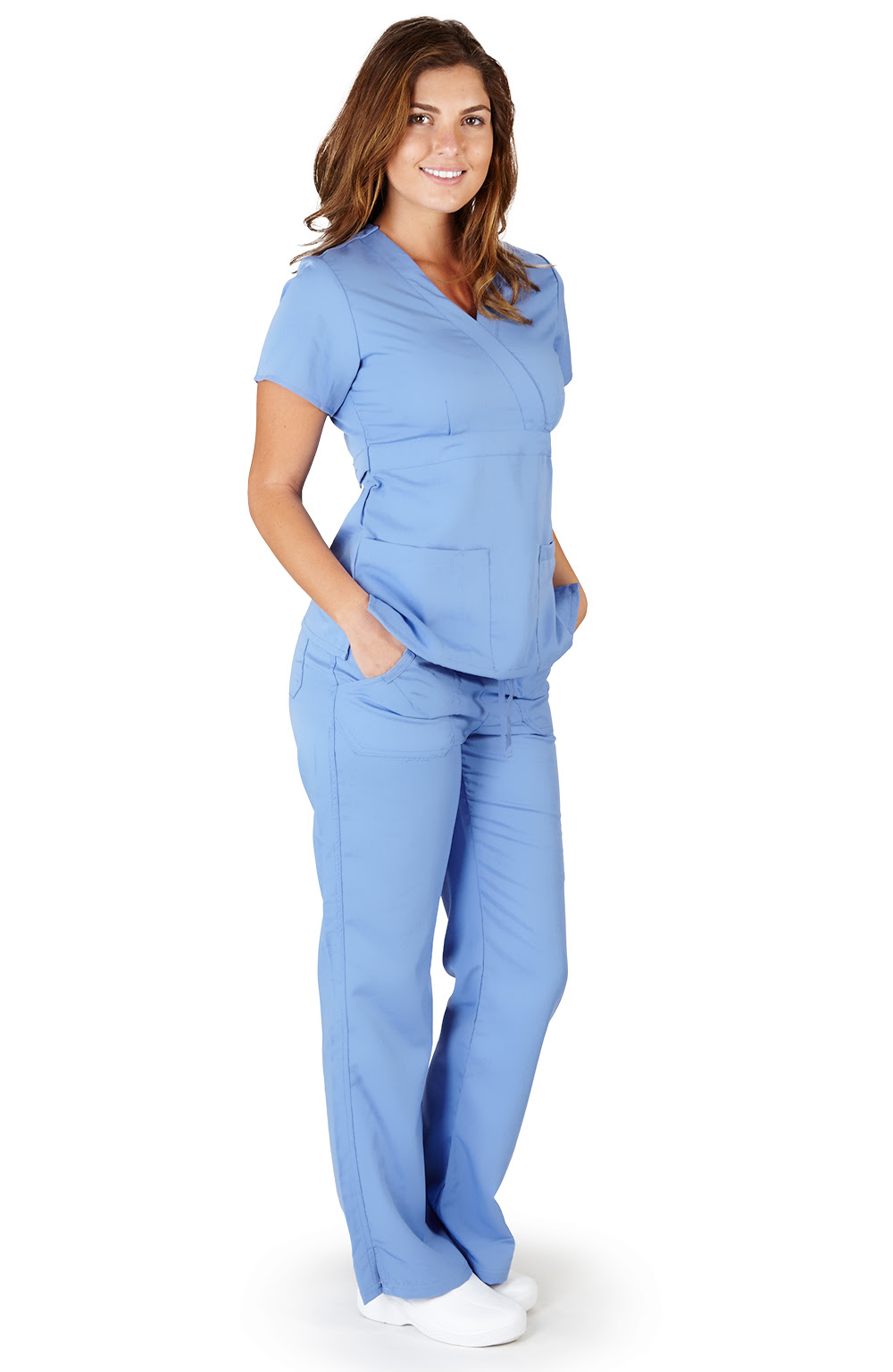 Download Ultra Soft Medical Nurse Uniform Premium Womens Junior Fit ...