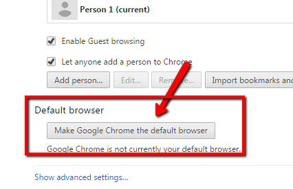 How to make chrome default browser on Windows 10 or ...