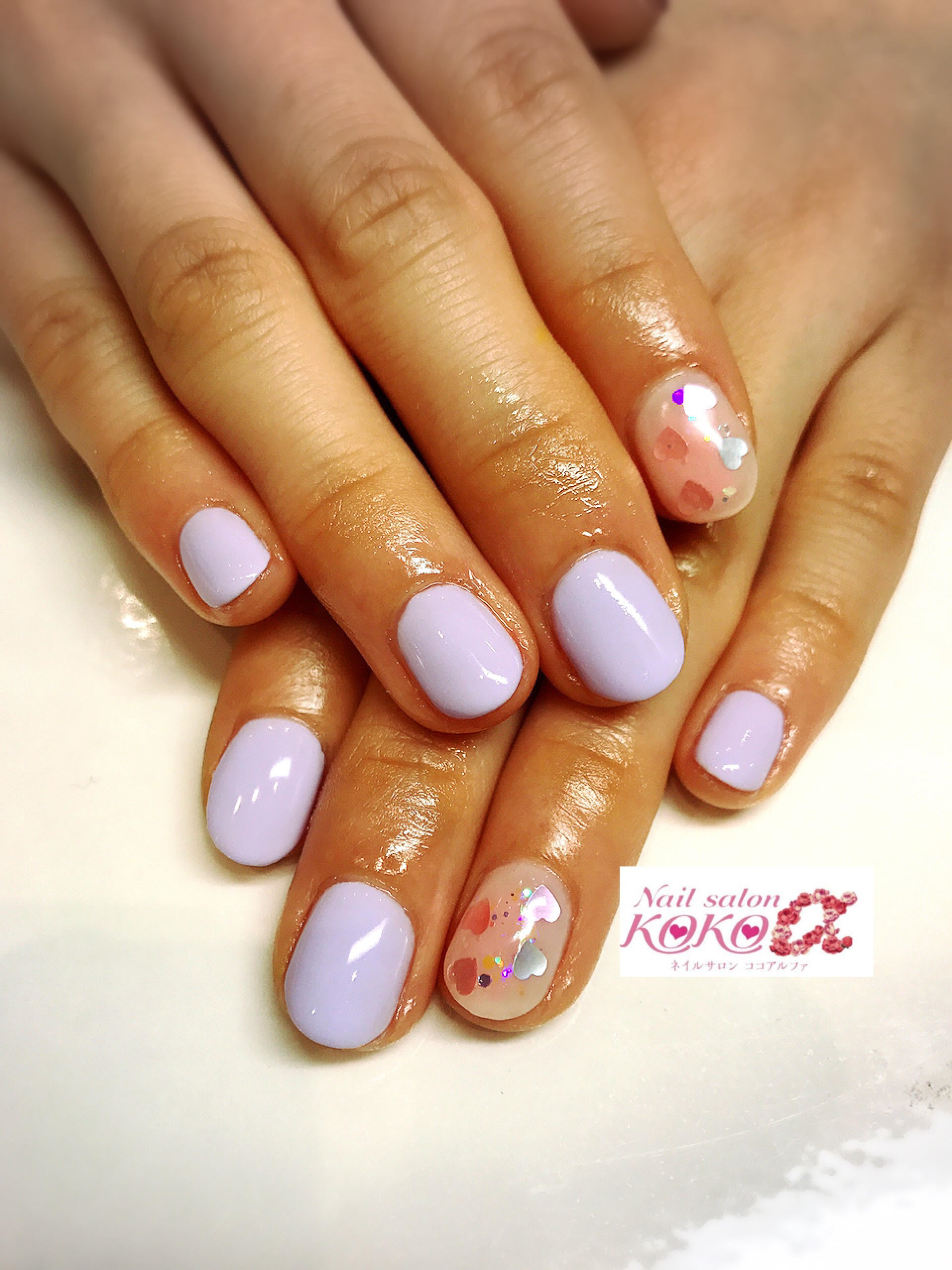 春色ネイルを選ばれる方が増えてきました ココアルファ Kokoa 天満屋 ハピータウン ポートプラザ店