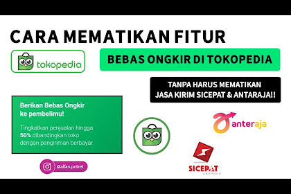 cara membuat tokopedia bebas ongkir
