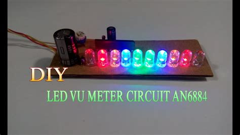 If you've ever had run the lights at an event or in a theme park, then you know how important led lights are and their controls. How To Make Led Vu Meter Circuit AN6884 Simple - YouTube