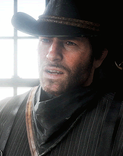 Arthur Morgan Coughing Gif
