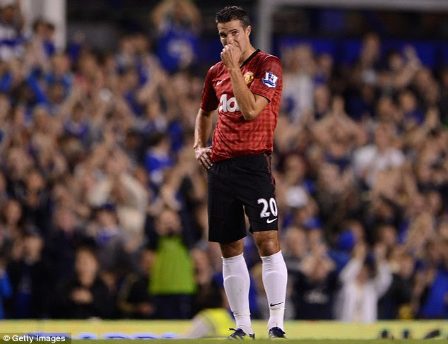 The only way is up: It was a disappointing start to his Manchester United career for Robin van Persie