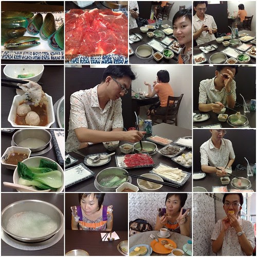 mosaic of food at EastCoast dining