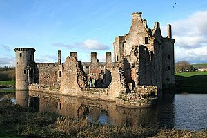 English: Caerlaverock Castle Romantic scottish...