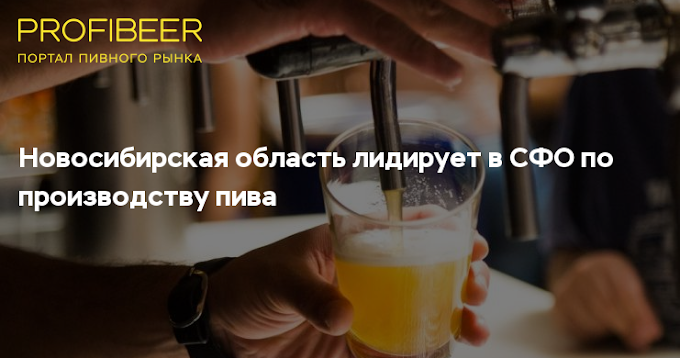 Новосибирская область стала лидером в СФО по производству пива