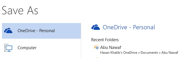 oneDrive