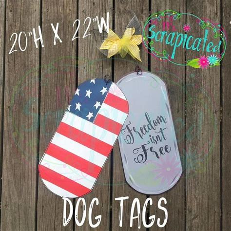 Diy and handmade gifts add a personal touch that almost anyone appreciates, especially when nostalgic photograp. Shop | Dog tag door hanger, Door hangers, Wooden door hangers